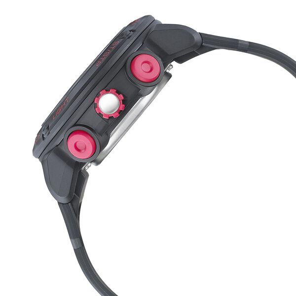 Fastrack Streetwear Red Dial with Black Colour Strap Watch for Guys - image number 3