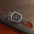 Fastrack Vyb Prodigy Quartz Analog Grey Dial Leather Strap Watch for Girls - image number 2