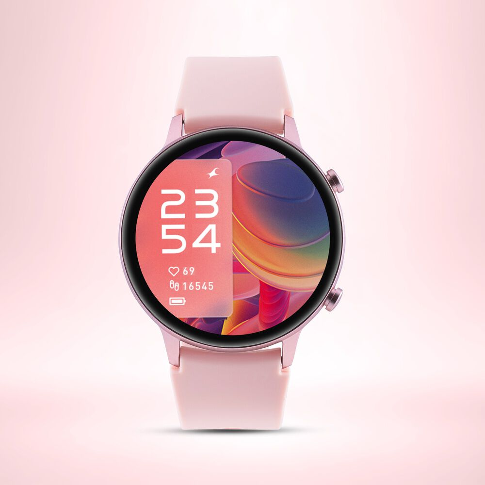 Buy Online Reflex Play Plus Smart Watch Amoled Display Period Tracker BT Calling 38077ap03 Fastrack