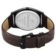 Fastrack Gelato Black leather strap watch with Chocolate dial for Guys - image number 6