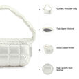 White Quilted Handheld - image number 7