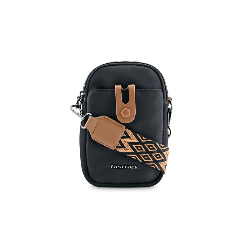 Buy Online Fastrack Webbing Wonder Crossbody Bag f244slsmn04bk1