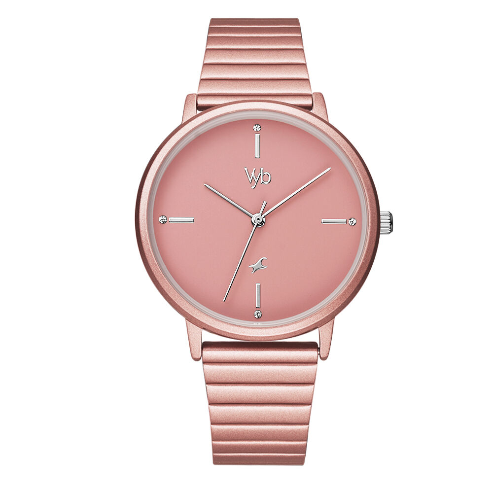 Fastrack pink colour watches cheap