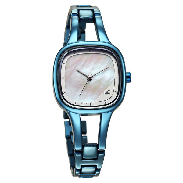 Fastrack Pulse Quartz Analog Mother Of Pearl Dial Metal Strap Watch for Girls - image number 1
