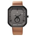 Fastrack After Dark Grey Dial Leather Strap Watch for Guys - image number 2