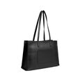 Fastrack Chic Spacious Laptop Tote Bag for Women | Stylish Casual Bag for Ladies, Women, Girls | College, Work Bag Made of High-Quality Faux Leather (Black) - image number 1