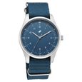 Fastrack Stunners Quartz Analog Blue Dial Blue Nylon Strap Watch For Guys - image number 1