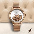 Fastrack Automatics Silver Dial Stainless Steel Strap Watch for Girls - image number 2