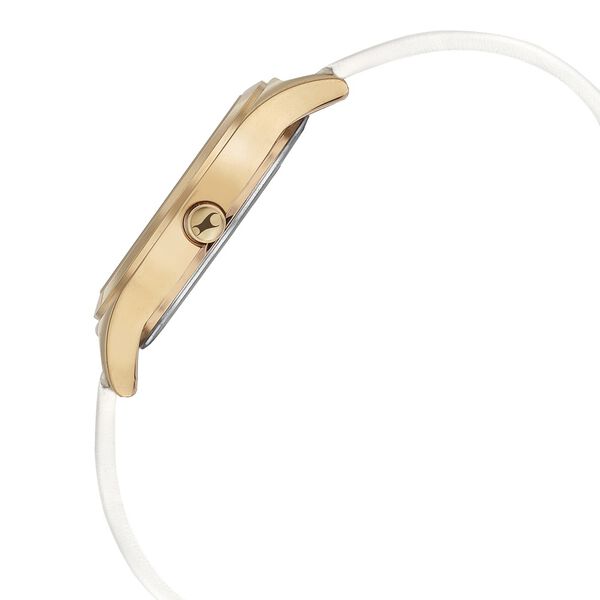Fastrack Style Up Silver Dial Leather Strap Watch for Girls - image number 3