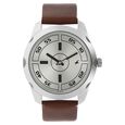 Fastrack Quartz Analog Black Dial Leather Strap Watch for Guys