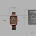 Fastrack Wild Quartz Analog Brown Dial Brown Stainless Steel Strap Watch For Girls - image number 3