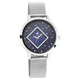 Fastrack Fit Outs Quartz Analog Black Dial Metal Strap Watch for Girls
