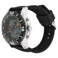 Fastrack Quartz Analog Digital Black Dial Silicone Strap Watch for Guys - image number 1