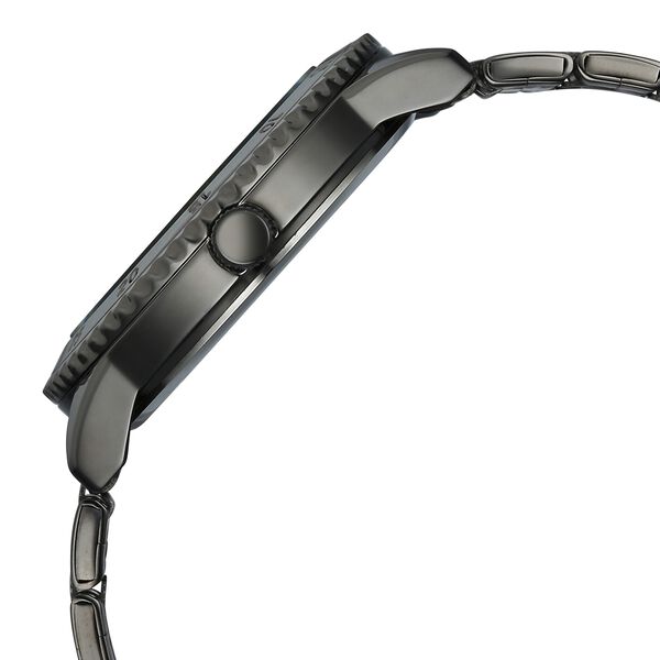 Vyb Quest By Fastrack Quartz Analog Multicoloured Dial Grey Stainless Steel Strap Watch For Guys - image number 5