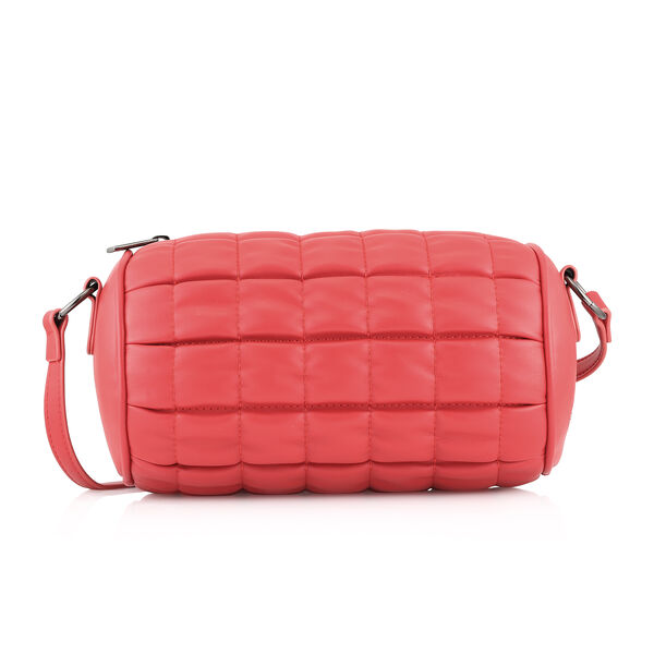 RED QUILTED SLING BAG - image number 3