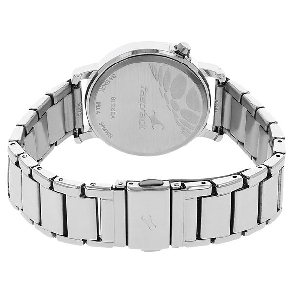 Fastrack Quartz Analog Silver Dial Stainless Steel Strap Watch for Girls - image number 3