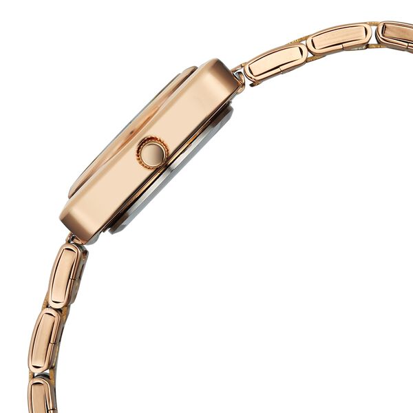 Vyb Manifester By Fastrack Quartz Analog Rose Gold Mother Of Pearl Dial Rose Gold Stainless Steel Strap Watch For Girls - image number 5