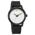 Fastrack Tees Quartz Analog White Dial Silicone Strap Watch for Guys - image number 1