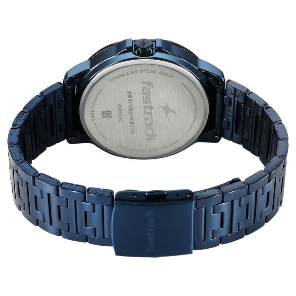 Fastrack Fleek Quartz Multifunction Black Dial Stainless Steel Strap Watch for Guys - image number 4