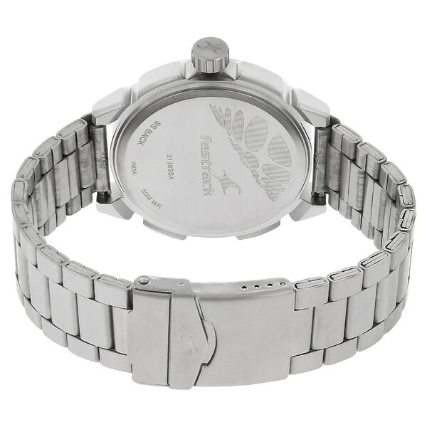 Fastrack Quartz Analog Blue Dial Stainless Steel Strap Watch for Guys - image number 3