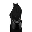 Fastrack Black Carryall Satchel with Zipper Pouch - image number 5