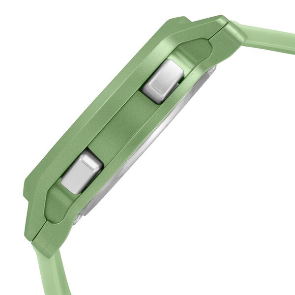 Fastrack Street Line Digital Dial Green Silicone Strap Watch for Girls - image number 5