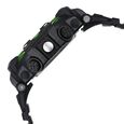 Fastrack StreetStyle Quartz Digital Black And Green Dial Black PU Strap Unisex Watch - image number 3