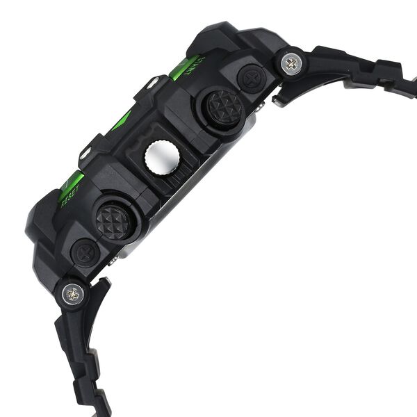 Fastrack StreetStyle Quartz Digital Black And Green Dial Black PU Strap Unisex Watch - image number 3