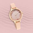 Fastrack Uptown Retreat Quartz Analog Pink Dial Leather Strap Watch for Girls - image number 0