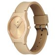 Fastrack Tees Wanderlust Quartz Analog Beige Dial Silicone Strap Watch for Girls - image number 2