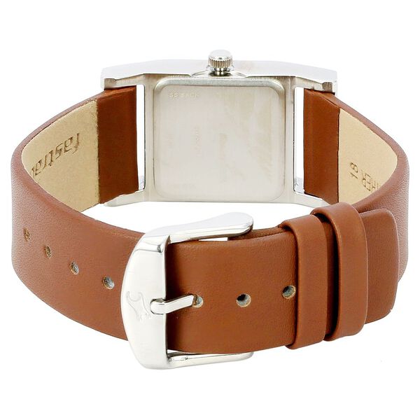 Fastrack Quartz Analog White Dial Leather Strap Watch for Girls - image number 2