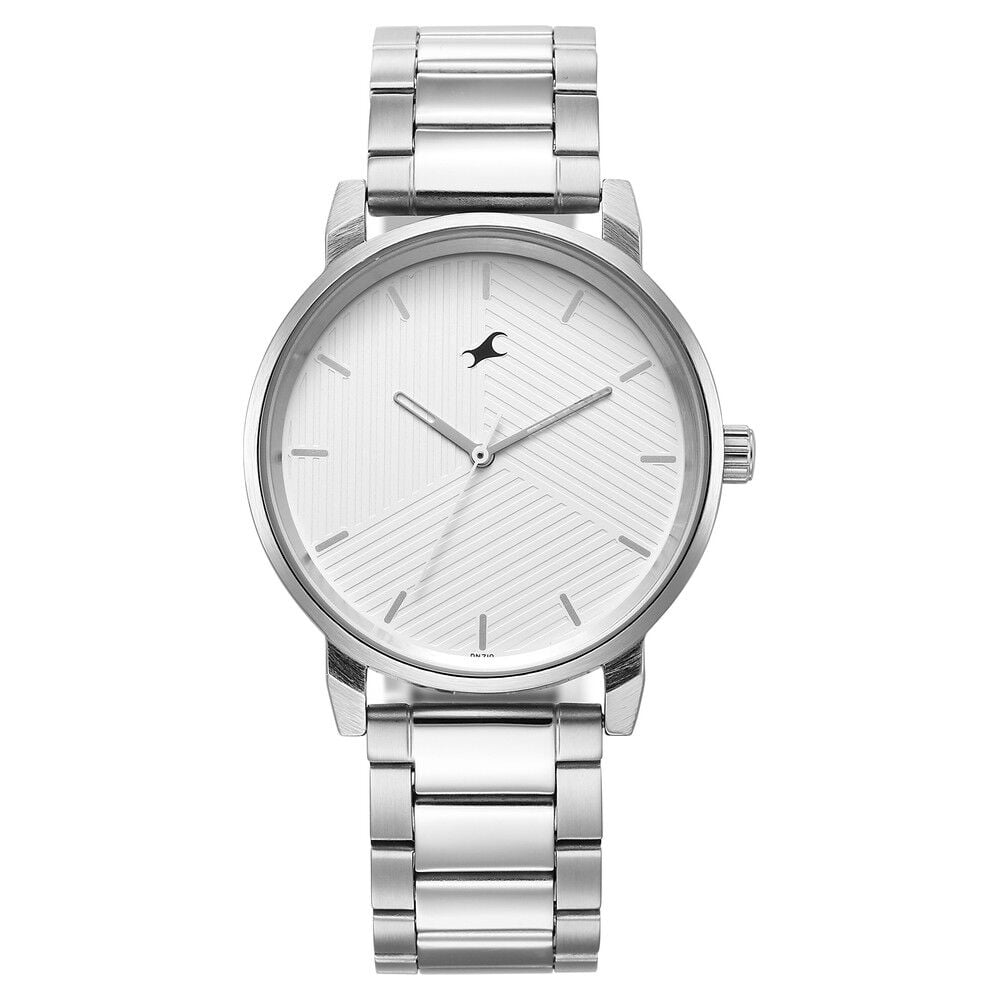 Fastrack white dial analog watch discount