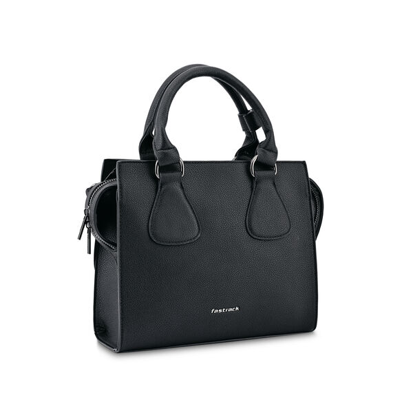 Fastrack Structured Satchel in Black - image number 3