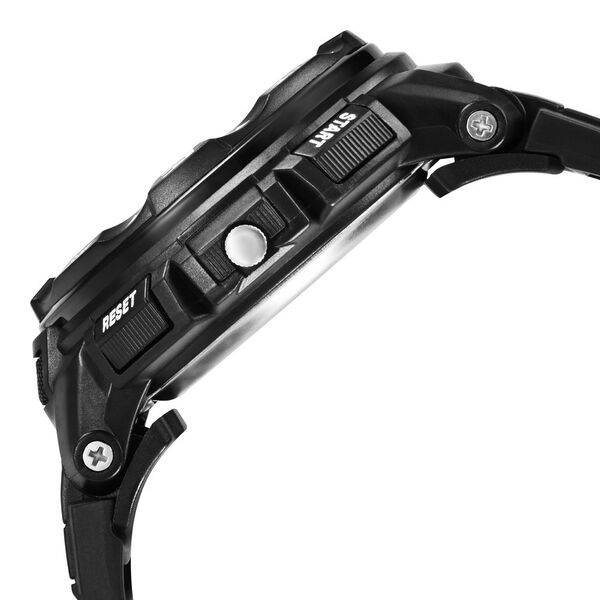Fastrack AnaDigi Black Dial Black Colour Plastic Strap Unisex Watch - image number 3