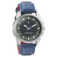 Fastrack Sunburn Quartz Analog Black Dial Leather Strap Watch for Guys - image number 0