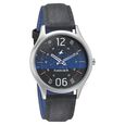 Fastrack Space Rover Quartz Analog Blue Dial Leather Strap Watch for Guys - image number 0
