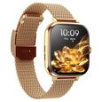 Fastrack Noir Rizz Women Smartwatch with 1.72" inch HD Display, Womens Health, Functional Crown, Additional Silicone Strap