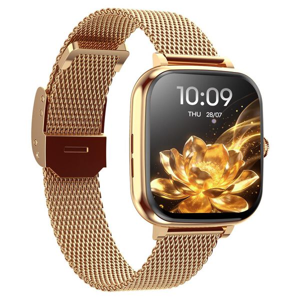Fastrack Noir Rizz Women Smartwatch with 1.72" inch HD Display, Womens Health, Functional Crown, BT Calling, SpO2, Additional Silicone Strap - image number 0
