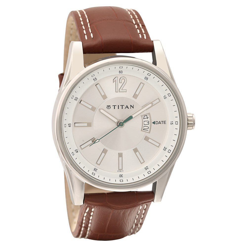 titan analog watch for men with day & date function