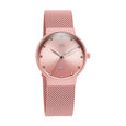 Fastrack Vyb Bliss Quartz Analog Pink Dial Pink Color Metal Strap Watch For Girls - image number 2