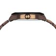 Vyb Challenger By Fastrack Quartz Analog Black Dial Brown Stainless Steel Strap Watch For Guys - image number 7