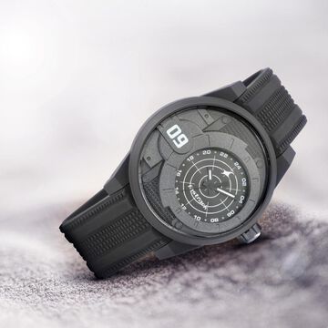 Fastrack Trendies Quartz Analog Black Dial Silicone Strap Watch for Guys