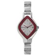 Fastrack Quartz Analog Black Dial Stainless Steel Strap Watch for Girls