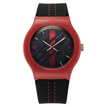 Fastrack Deadpool Wolverine Quartz Analog Dial With Black Silicone Strap Watch For Unisex