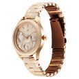 Fastrack Cerame Quartz Multifunction Beige Dial With Champagne Color Steel & Ceramic Strap Watch For Girls - image number 3