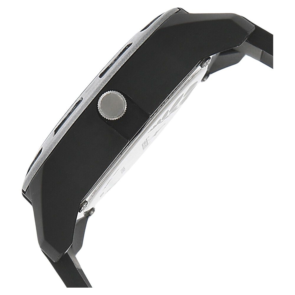 Fastrack Quartz Analog Silver Dial Plastic Strap Watch for Guys