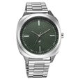 Fastrack Stunners X Quartz Analog Green Dial Stainless Steel Strap Watch For Guys - image number 1