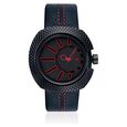 Fastrack Quartz Analog Black Dial Leather Strap Watch for Guys - image number 0