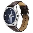 Fastrack Fleek Quartz Analog with Day and Date Blue Dial Leather Strap Watch For Guys - image number 2