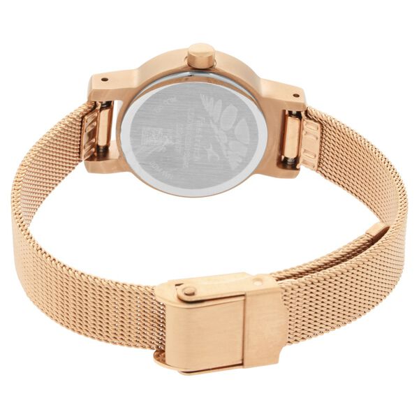 Fastrack Hitlist Quartz Analog with Date Rose Gold Dial Stainless Steel Strap Watch for Girls - image number 4